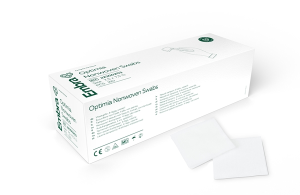 Kompress nonwoven 4L Embra, 7,5x7,5cm disp.box osteril - Embra® - 1