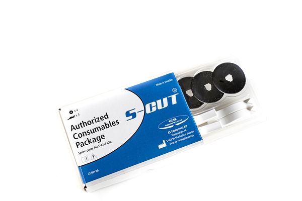 Reservdelskit till S-CUT 501-RTL, 4 skärblad 4 hygien mothåll