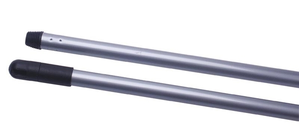 Skaft till borste/levang plastrygg, 145cm svart/aluminium