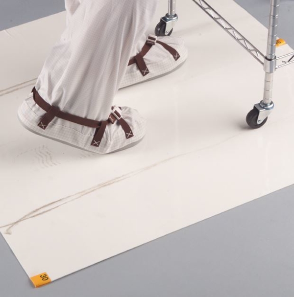 Klibbmatta Purestep, 114x66cm vit 60 lager/matta x4