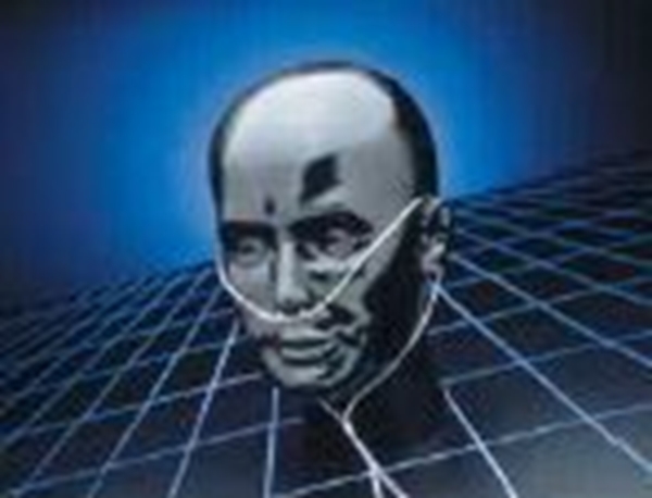 Syrgasgrimma Salter Labs PVC, 30cm 6L/min vuxen