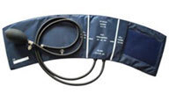 Blodtrycksmanschett utan manometer pvcfri, 20x60cm konisk 2-slangs