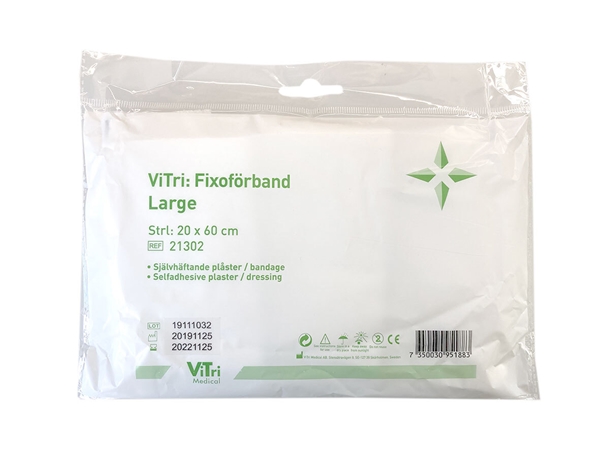 Skumförband Fixoförband, 20x60cm huvudförband - Fixo - 2