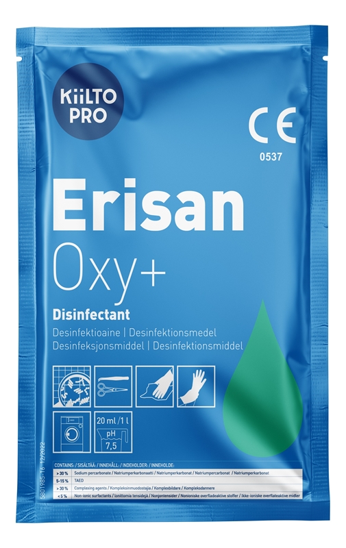 Ytdesinfektion Kiilto Pro Erisan Oxy+, 50g - KiiltoPro