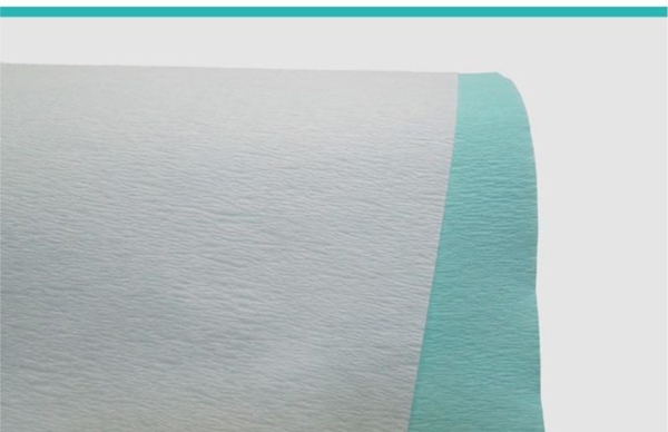 Packskynke Sterisheet 2 Soft 160/160 cellulosa, 60x60cm vit/grön varvat - Sterisheet