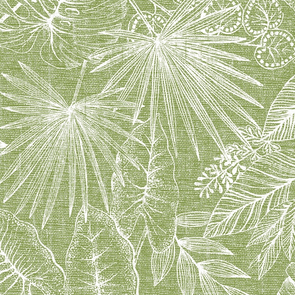 Servett Airlaid 1/4-vikt 1L, 40x40cm mönster Kona olivgrön - Servetta