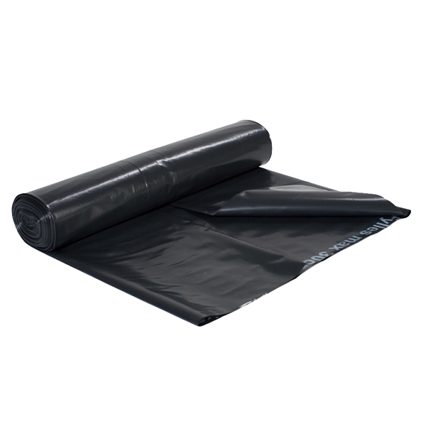 Sopsäck LD plast Tr Matavfall, 60L 550x1050 70my svart