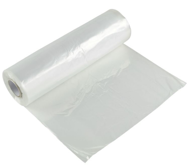 Avfallspåse LD plast, 30L 500x600mm 15my transparent