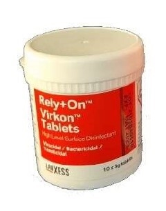 Ytdesinfektion Virkon Rely+On, 5g tablett 10st
