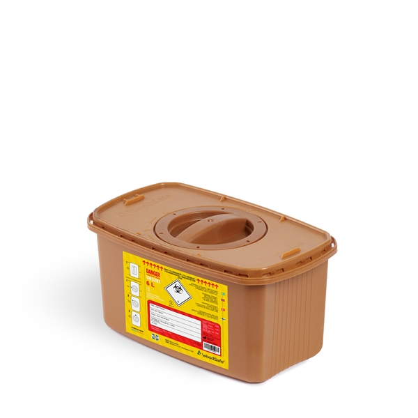 Kanylburk Woodsafe, 6L med dubbellock - Woodsafe