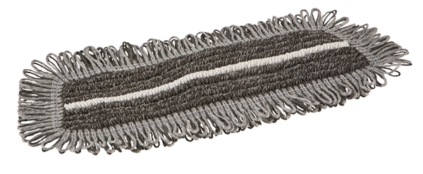 Mopp fukt Damp 47 Dark, 25cm grå mikro öglad - Vikan