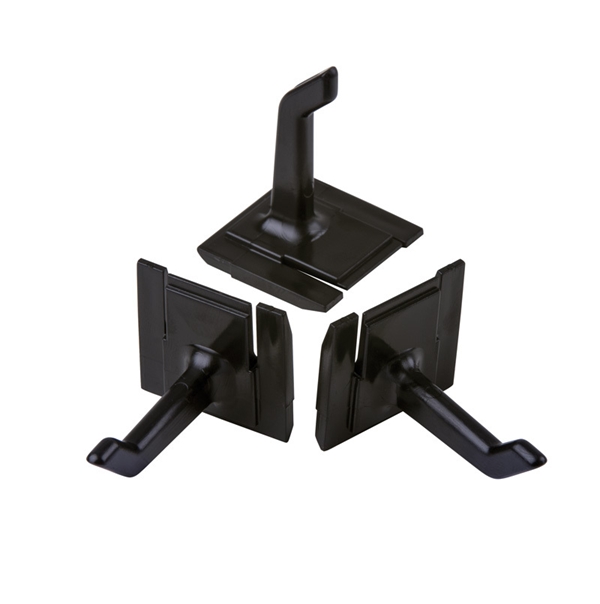 Toolflex krok för skena, 3-pack svart