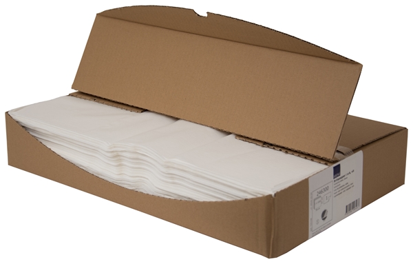 Underläggspapper brits Abena, 37x59cm vit Svanen - Abena