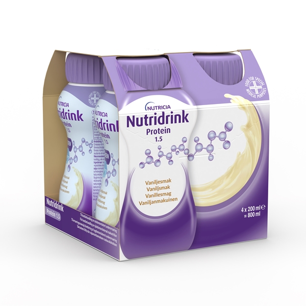 Nutridrink Protein , 4x200ml Vanilj - Nutridrink - 2