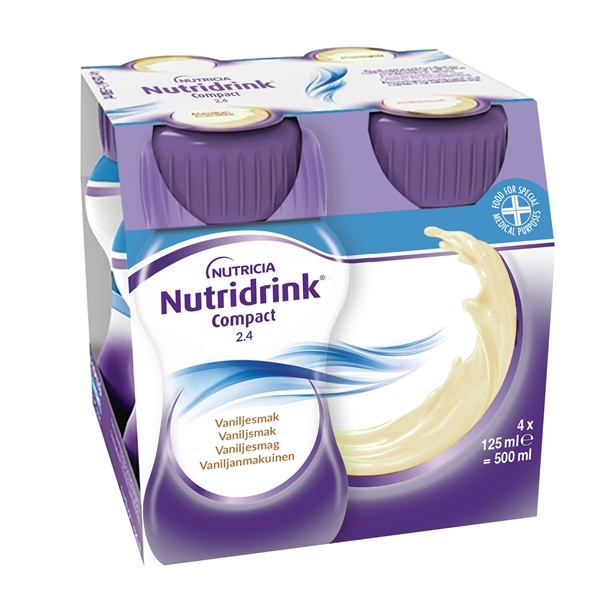 Nutridrink Compact , 4x125ml Vanilj - Nutridrink