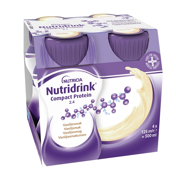 Nutridrink Compact Protein , 4x125ml Vanilj - Nutridrink