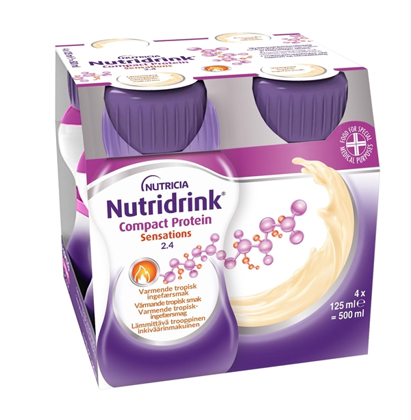 Nutridrink Compact Protein , 4x125ml VärmandeTrop.Ingefära - Nutridrink