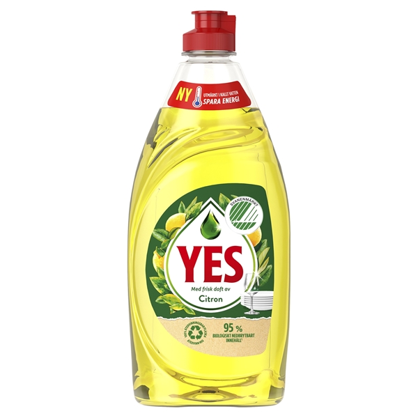 Handdiskmedel YES Lemon, 0,52L parfymerad Svanen - Yes