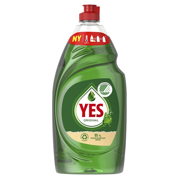 Handdiskmedel YES Original, 0,9L parfymerad Svanen - Yes