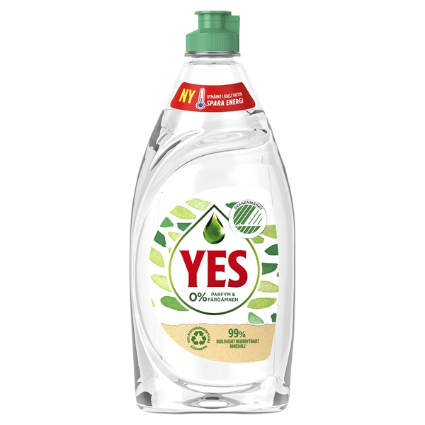 Handdiskmedel YES Sensitive, 0,5L oparfymerad Svanen - Yes