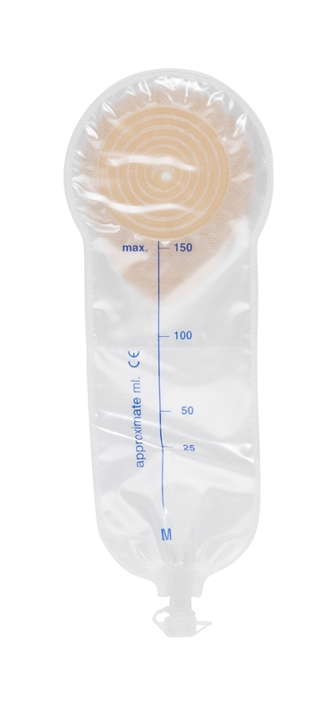 Fistel- & dränpåse Mediplast, 150ml 7x20cm Ø5mm Medium - Stomocur