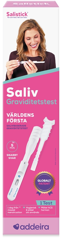 Graviditetstest hCG Salistick, saliv självtest - Salistick