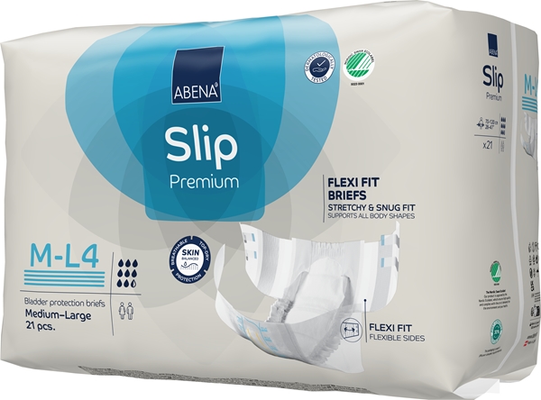 Inkontinensskydd allt-i-ett, ABENA Slip Flexi Fit M-L4 - Abena