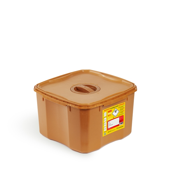 Riskavfallsbox Woodsafe, 25L dubbellock - Woodsafe