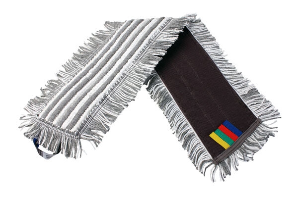 Mopp fukt Activa Effect Plus, 60cm grå/vit mikro fransad - Activa