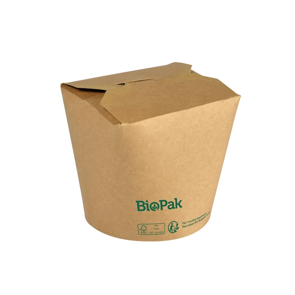 Take-away PAP/PLA, 750ml brun - Duni
