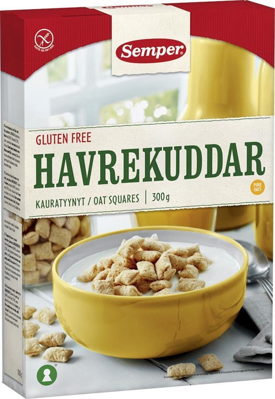 Havrekuddar glutenfri, 300g Semper - Semper