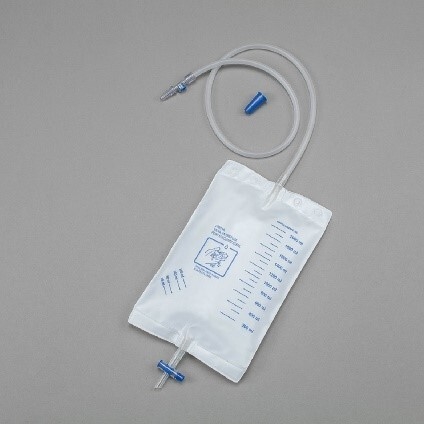 Urinpåse tömbar AST, 2,0L 120cm provport - Conveen