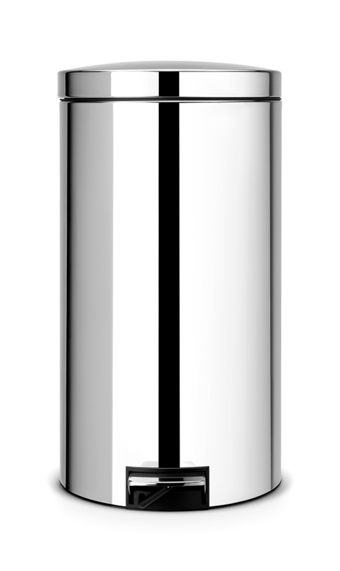 Pedalhink stål Brabantia XXL, 45L matt stål - Brabantia