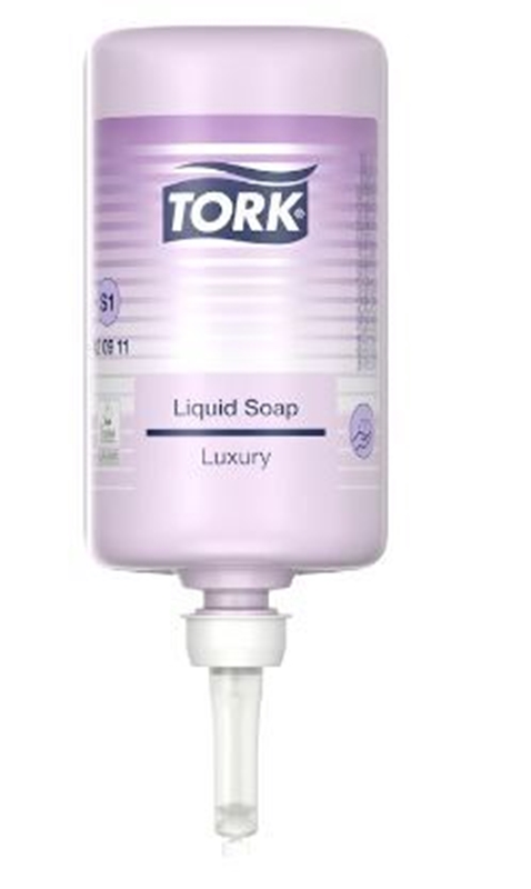 Tvål flyt Tork Premium S1, 1L exklusiv parfymerad - Tork