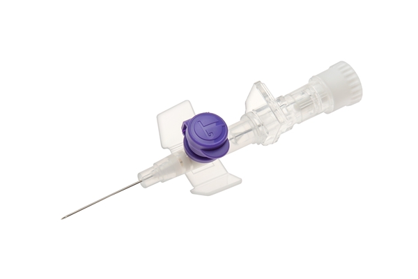 Infusionskanyl Vertus WP, 0,6x19mm 26G lila m port - Terumo