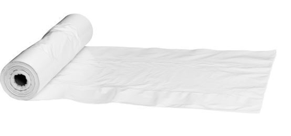 Sopsäck LD/LLD plast, 40L 360/160x800mm 30my vit