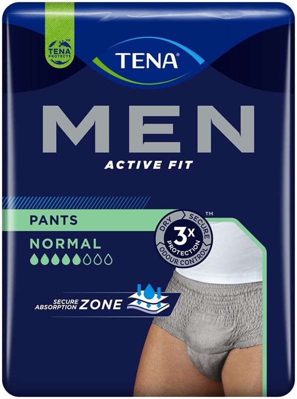 Inkontinensskydd man allt-i-ett byxa, TENA Men Pants Normal S/M - Tena - 1