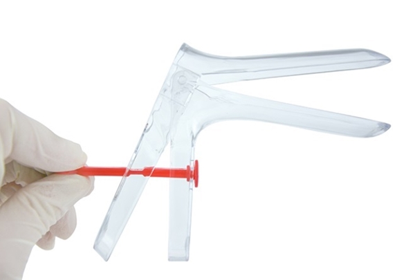 Vaginalspekulum Cusco Invisio, Medium röd engångs - Invisio