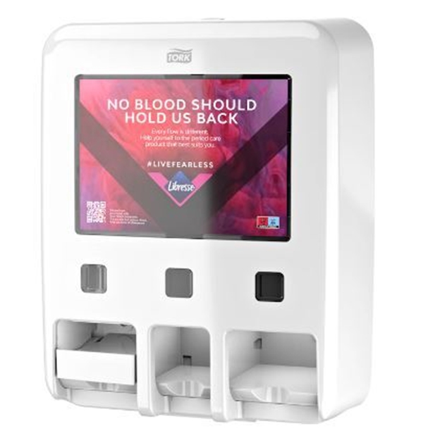 Dispenser Libresse, Låsbar Tork nyckel