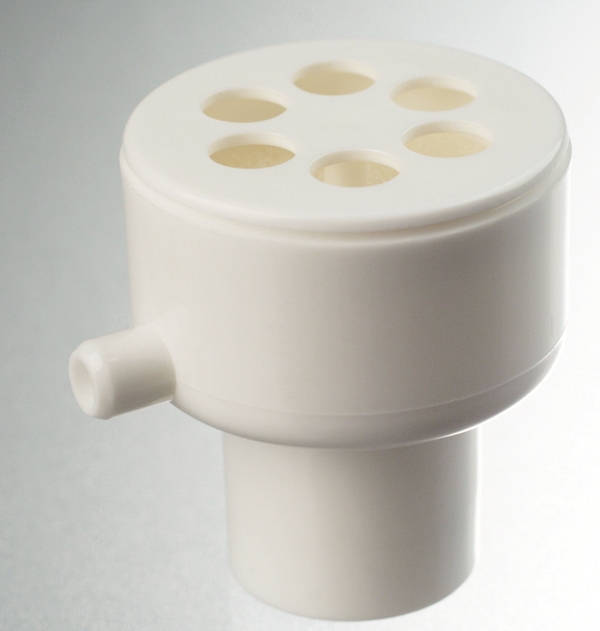 Fuktvärmeväxlare Spiro 702, filterhus m O2-nippel