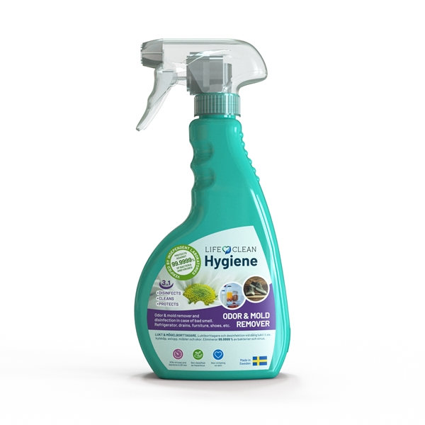 Ytdesinfektion LifeClean, 450ml odor & mold - LIFECLEAN
