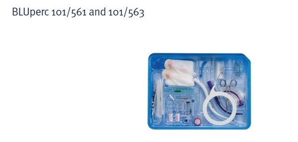 Trakeostomikit BLUperc, 7,0 m kuff PDT