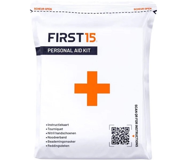Livräddningskit First15, 6 delar
