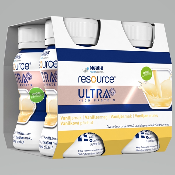 Resource Ultra, 4x125 ml Vanilj - Resource Ultra XS