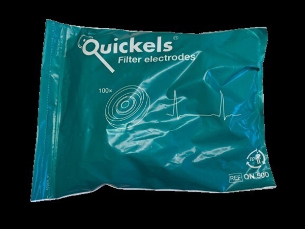 EKG elektrod Quickels, Sugelektr flergångs t Decapus - Quickels