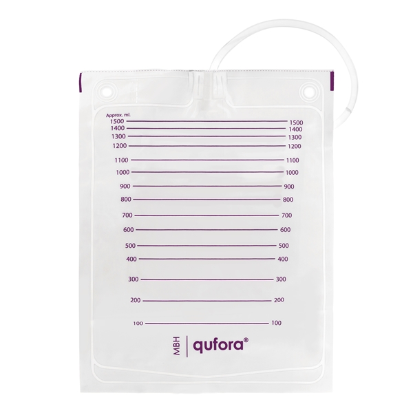 Urinpåse ej tömbar Qufora, 1,5L 10cm bulkfp - Qufora