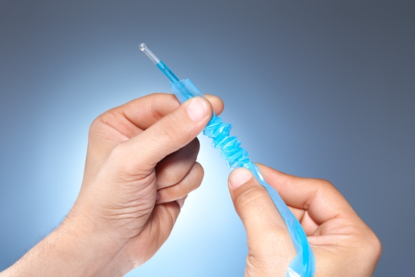 Tappningskateter IQ-Cath, ch12 33cm i vatten m hylsa PVC - IQ-Cath