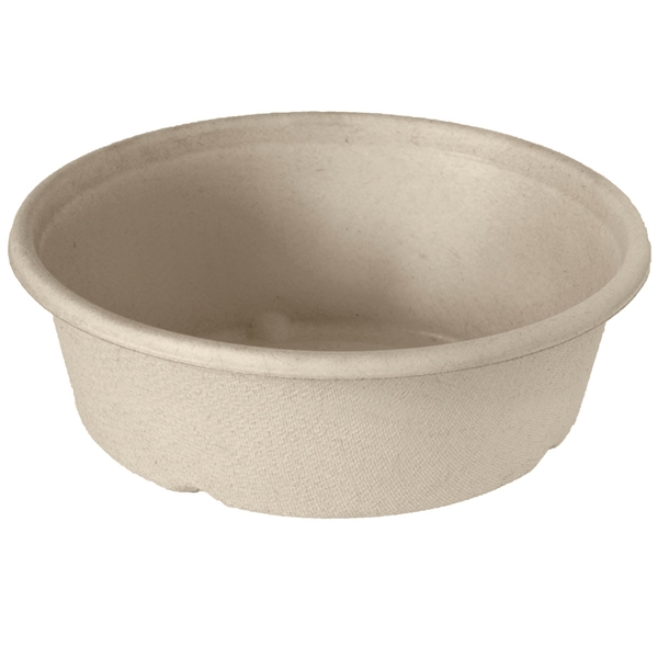 Skål Matform Bagasse, 900ml D=194mm H=53mm natur - Biopak