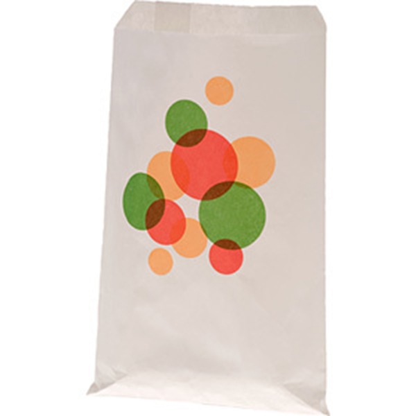 Godispåse med prickar, 120x180 mm vit