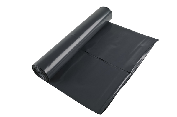Sopsäck LD plast återvunnen, 125L 750x1150mm 40my svart